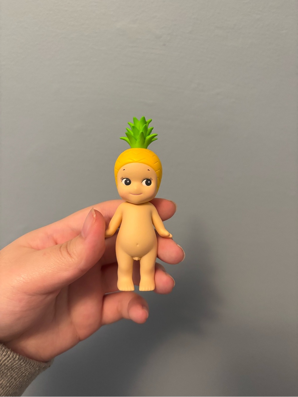 Pineapple Doll Figurine Toy in Yellow and Green